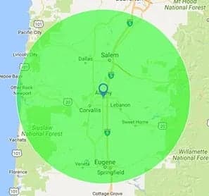 Service Area Map